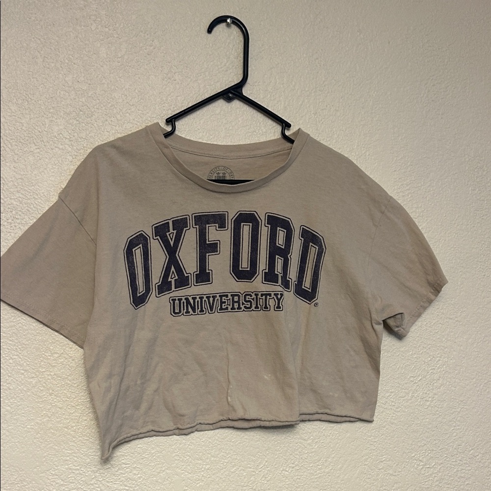 Tan Crop Top